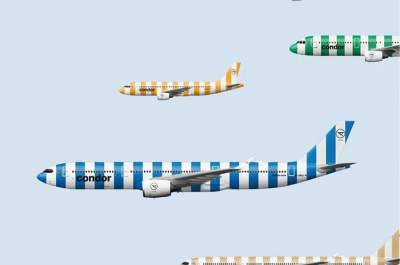 هواپیماهای راه راه؛ هویت بصری جدید یک شرکت هواپیمایی